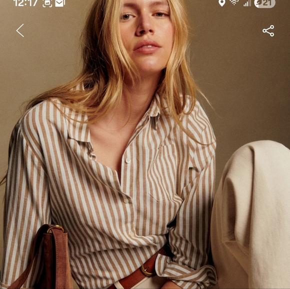 Sezane Tomboy Shirt - Picture 2 of 7